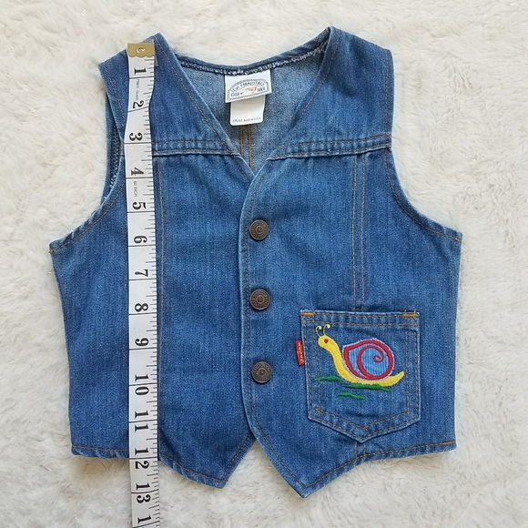 Levi Strauss & Co. Toddler Denim Vintage Vest/Pant Set - Picture 6 of 14